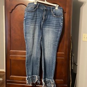 Judy Blue fringed jeans size 20w